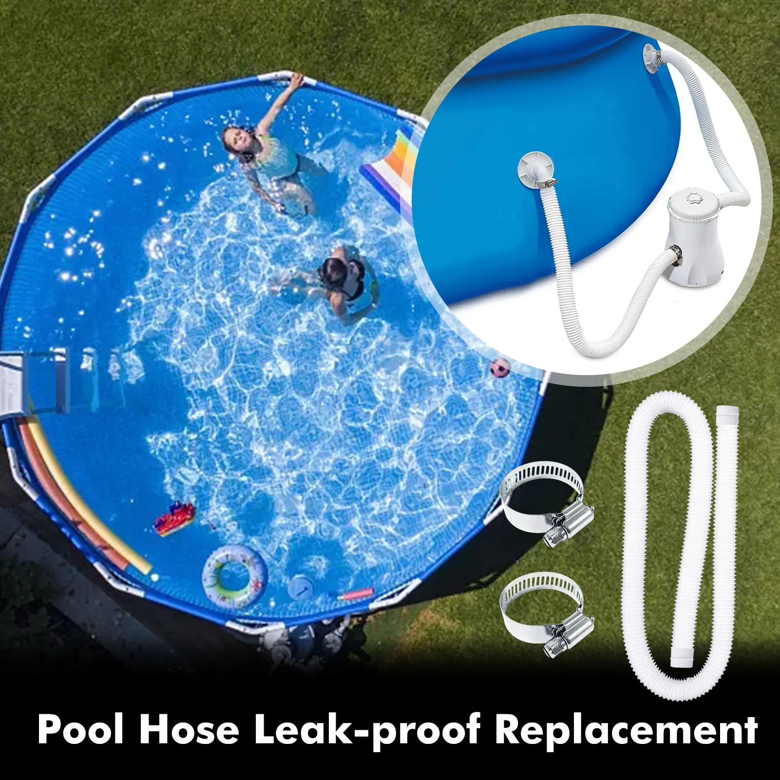 Swimming Pool Pump Replacement Hose Leak-proof Soft Pipe 
Swimming Pool Pump Replacement Hose Leak-proof Soft Pipe