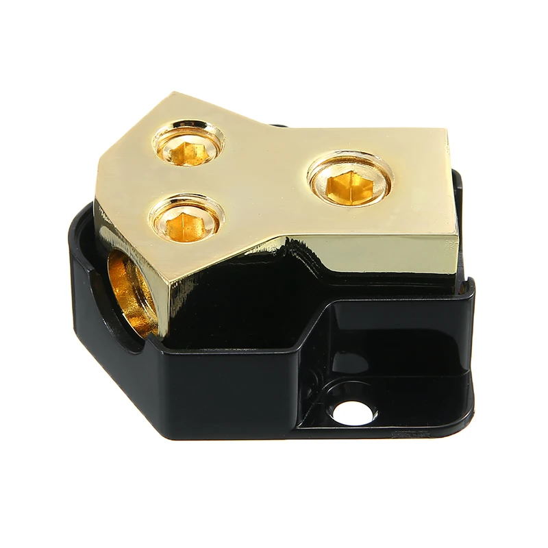 Car Audio Amp Power/Ground Cable Splitter Distribution Block 2 Way Brass+Plastic Clear Case Car Audio Splitter Blocks Accessory
Car Audio Amp Power/Ground Cable Splitter Distribution Block 2 Way Brass+Plastic Clear Case Car Audio Splitter Blocks Accessory