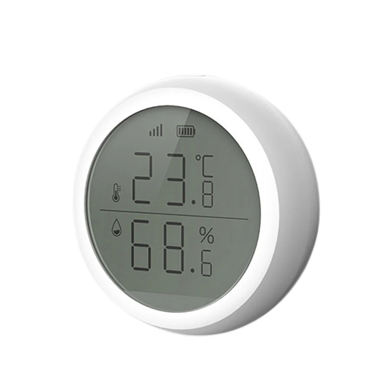 Беспроводной датчик температуры Zigbee 3,0, датчик влажности и температуры Tuya с управлением через приложение
Беспроводной датчик температуры Zigbee 3,0, датчик влажности и температуры Tuya с управлением через приложение