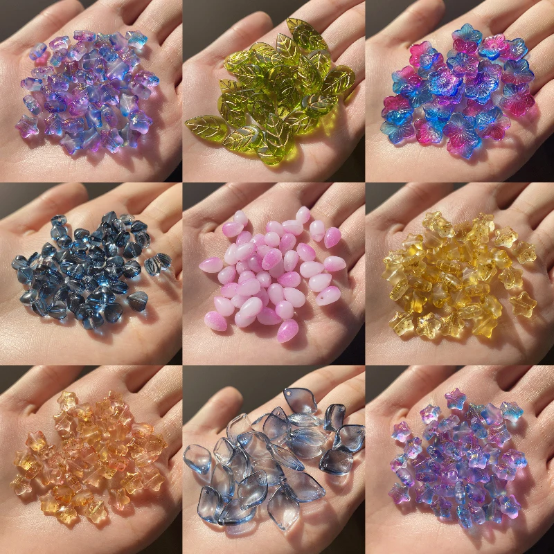 20pcs/pack Czech Crystal beads crystal Multi Gradient Color Glass Star Heart Leaves beads for Jewelry making Necklaces Earrings
20pcs/pack Czech Crystal beads crystal Multi Gradient Color Glass Star Heart Leaves beads for Jewelry making Necklaces Earrings