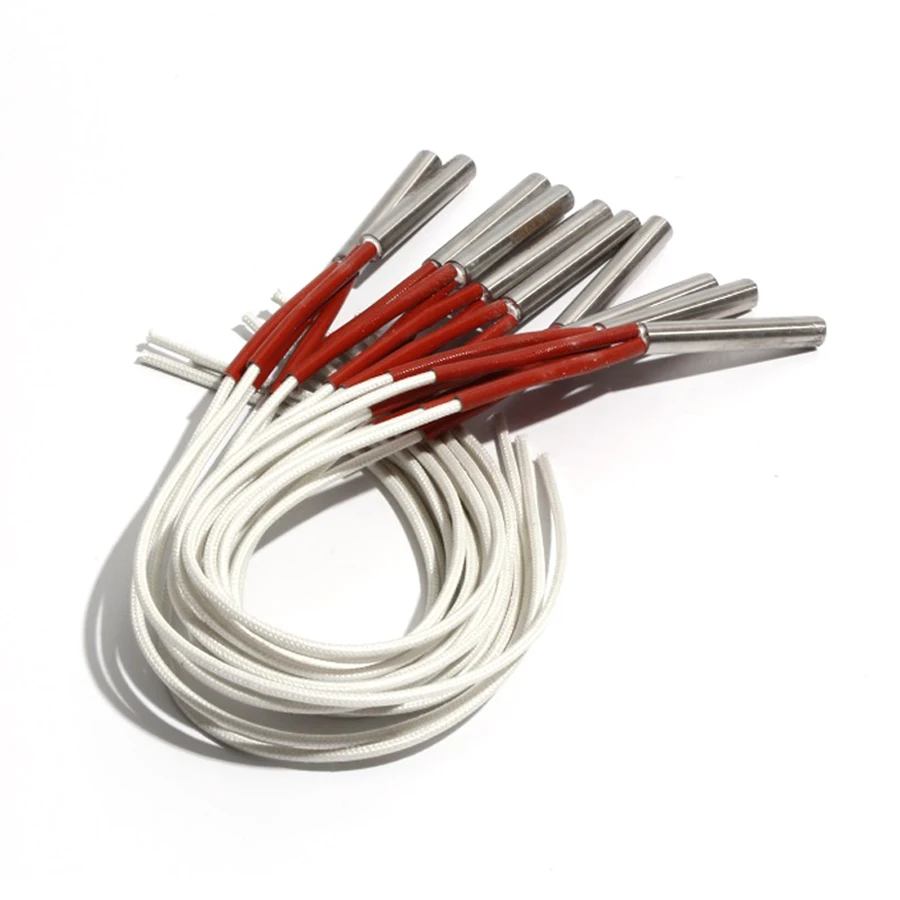 5PCS 10mm Diameter 50~60mm Length 304SUS Cylindrical Single-End Heater 110/220/380V 150/160/170/180/190W Electric Heating Tube
5PCS 10mm Diameter 50~60mm Length 304SUS Cylindrical Single-End Heater 110/220/380V 150/160/170/180/190W Electric Heating Tube