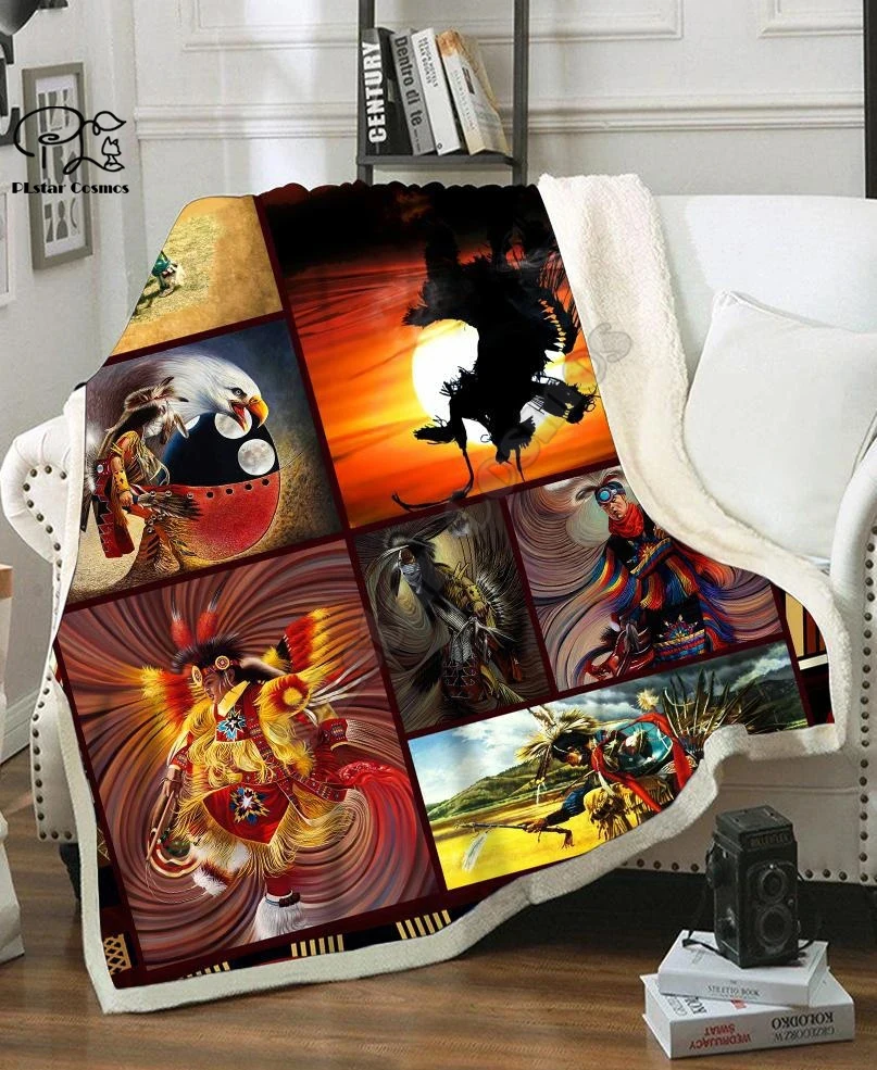 Native Dancer fashion Hooded Blanket 3D full printed Wearable Blanket Adults/Child Fleece Blanket drop shipping
Native Dancer fashion Hooded Blanket 3D full printed Wearable Blanket Adults/Child Fleece Blanket drop shipping