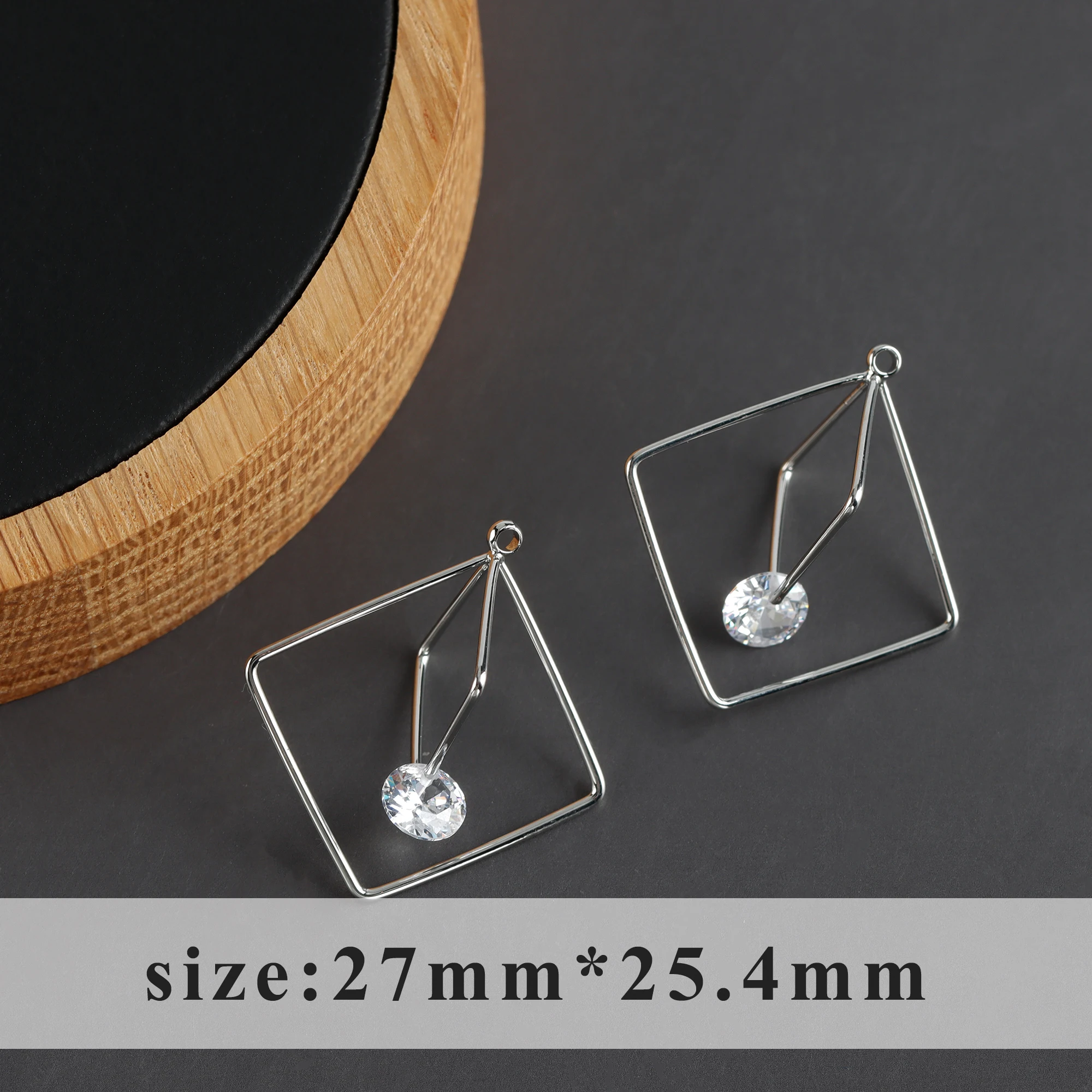 Sanying M979,jewelry making accessories,18k gold plated,copper metal,rhodium plated,diy earrings zircon pendant,10pcs/lot
Sanying M979,jewelry making accessories,18k gold plated,copper metal,rhodium plated,diy earrings zircon pendant,10pcs/lot