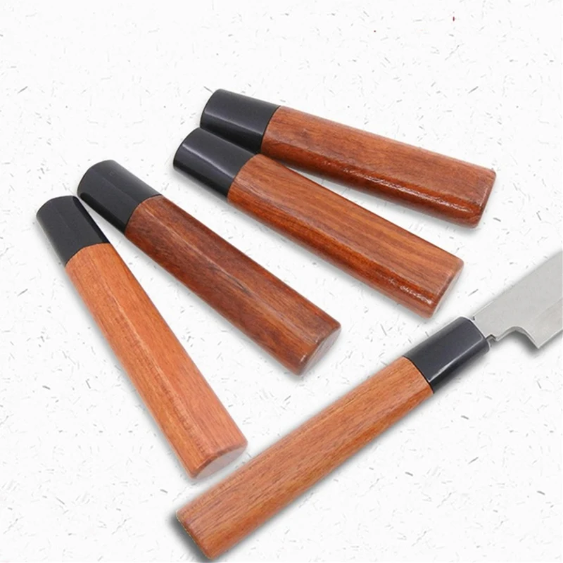 Natural non-slip handle Japanese Chef Rosewood Knife Handle Sashimi Knife Handle Kitchen Knife Blade Grip
Natural non-slip handle Japanese Chef Rosewood Knife Handle Sashimi Knife Handle Kitchen Knife Blade Grip