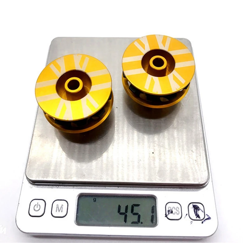 2Pcs Bike Chain Tensioner Wheel for Brompton CNC Aluminum Alloy Rear Derailleur Guide Wheel Bicycle
2Pcs Bike Chain Tensioner Wheel for Brompton CNC Aluminum Alloy Rear Derailleur Guide Wheel Bicycle