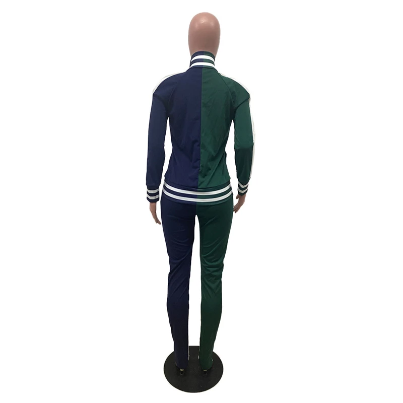 Sexy Hollow Shoulder Women Spring Autumn Cotton Blend Patchwork Sets Long Sleeve Zipper Stand Collar Coat Trouser 2PCS Sets 
Sexy Hollow Shoulder Women Spring Autumn Cotton Blend Patchwork Sets Long Sleeve Zipper Stand Collar Coat Trouser 2PCS Sets