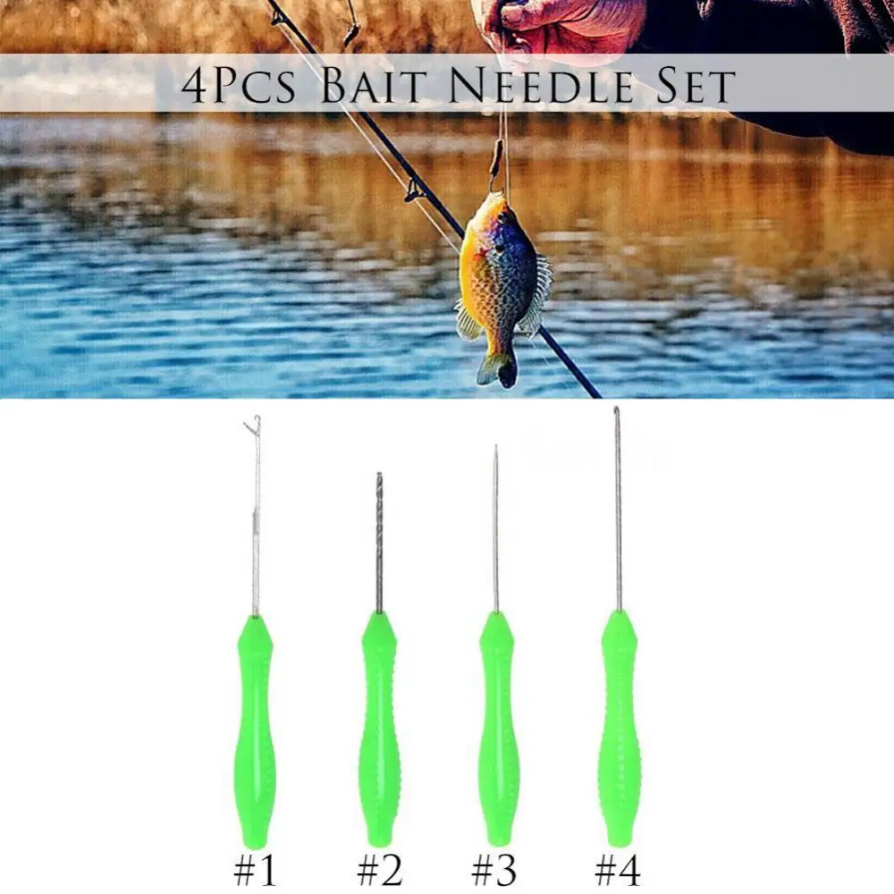 35% Discounts Hot! 4Pcs Bait Needle Set Hook Drill Stringer Baiting Rig Tool Carp Fishing Tackle
35% Discounts Hot! 4Pcs Bait Needle Set Hook Drill Stringer Baiting Rig Tool Carp Fishing Tackle