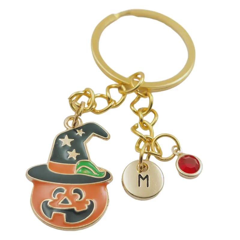 Halloween Pumpkin Initial Letter Birthstone Keychains Keyring Gold Fashion Jewelry Women Gifts Christmas Accessories Pendants
Halloween Pumpkin Initial Letter Birthstone Keychains Keyring Gold Fashion Jewelry Women Gifts Christmas Accessories Pendants