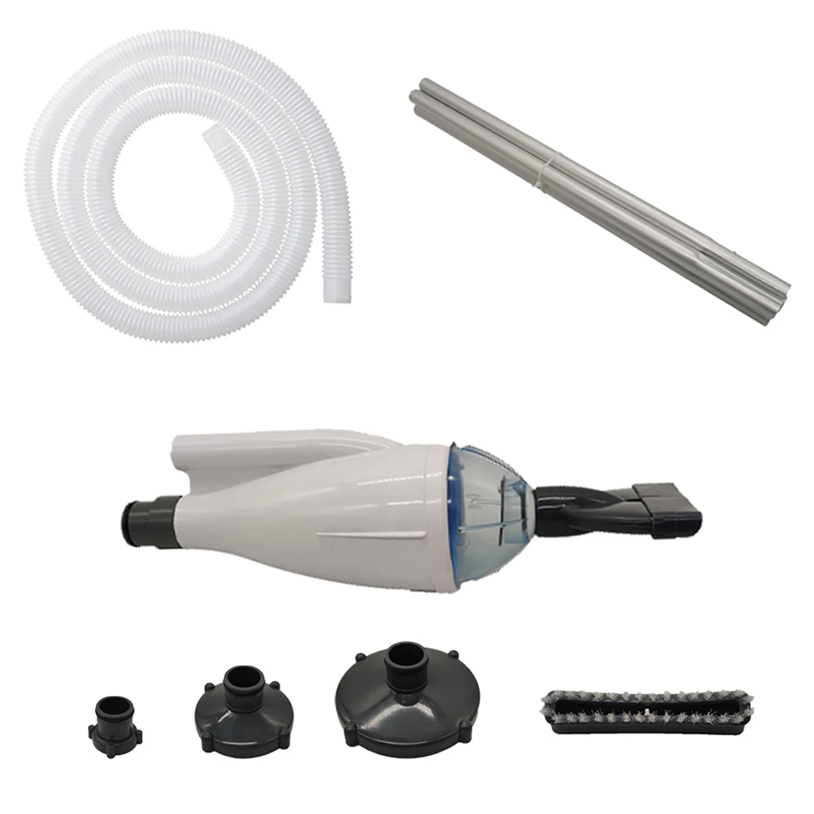 Swim Pool Maintenance Cleaner Tool Kit Hand Held Water Vacuum Skimmer Section Head Cleaning Kit Pool Water Cleaner #W0
Swim Pool Maintenance Cleaner Tool Kit Hand Held Water Vacuum Skimmer Section Head Cleaning Kit Pool Water Cleaner #W0