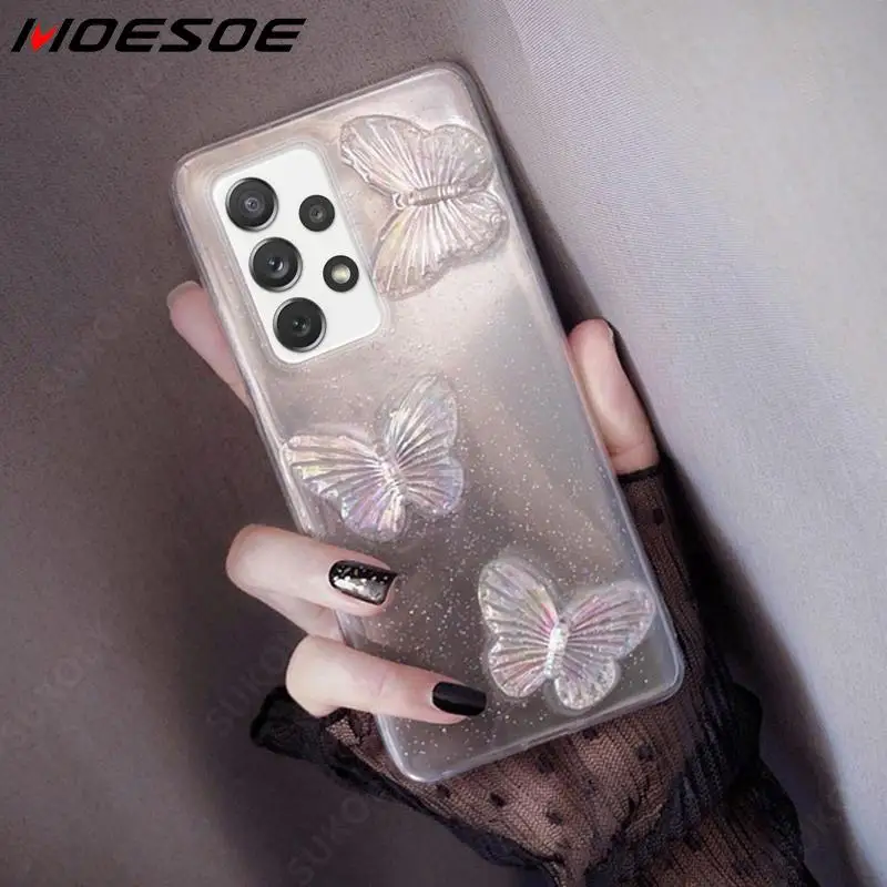 For Samsung A52 Case 3D Bling Laser Butterfly Silicone Soft Case For Samsung A42 A72 A51 A71 Note 20 10 S21 S20 FE Epoxy Cover
For Samsung A52 Case 3D Bling Laser Butterfly Silicone Soft Case For Samsung A42 A72 A51 A71 Note 20 10 S21 S20 FE Epoxy Cover