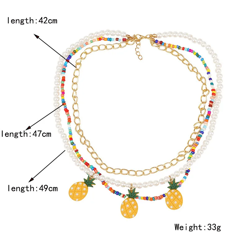 Multilayer Bohemian Multicolor Beaded Necklaces For Women Boho Gold Color Metal Chain Handmade Beads Flower Necklace Jewelry
Multilayer Bohemian Multicolor Beaded Necklaces For Women Boho Gold Color Metal Chain Handmade Beads Flower Necklace Jewelry