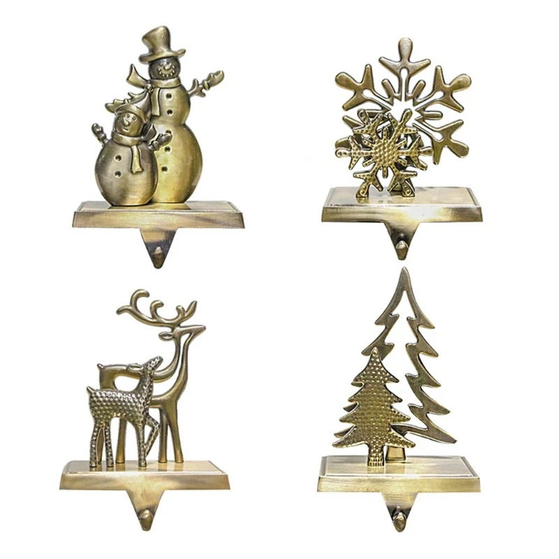 E7CD Fireplace Hanger Christmas Stocking Holder Mantel Hooks for Hanging Xmas Decor
E7CD Fireplace Hanger Christmas Stocking Holder Mantel Hooks for Hanging Xmas Decor