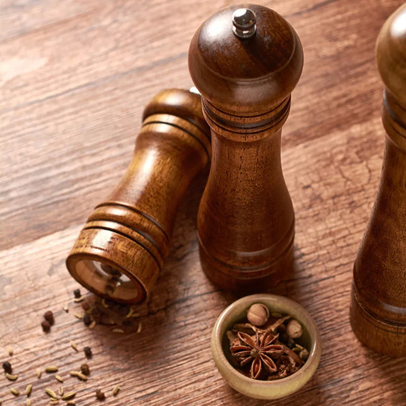 KitchenAce Wooden Manual Mill Salt Pepper Grinder Kitchen Restaurant Grinding Gadgets & Tools Kitchen Spice & Herb Manual Muller
KitchenAce Wooden Manual Mill Salt Pepper Grinder Kitchen Restaurant Grinding Gadgets & Tools Kitchen Spice & Herb Manual Muller