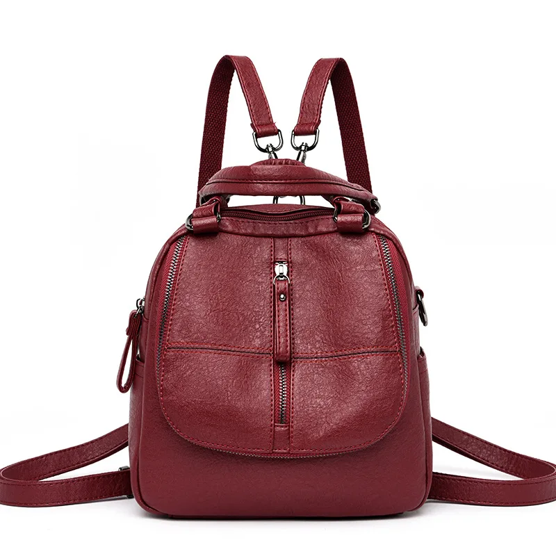 Брендовый кожаный женский рюкзак, школьная сумка, повседневный рюкзак для девочек, повседневные сумки на плечо с двойной молнией, новинка
Брендовый кожаный женский рюкзак, школьная сумка, повседневный рюкзак для девочек, повседневные сумки на плечо с двойной молнией, новинка