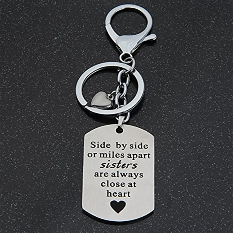 Side By Side Or Miles Apart Sisters Are Always Close At Heart Keychain Best Friends Are The Sisters Keyring Friendship Jewelry
Side By Side Or Miles Apart Sisters Are Always Close At Heart Keychain Best Friends Are The Sisters Keyring Friendship Jewelry