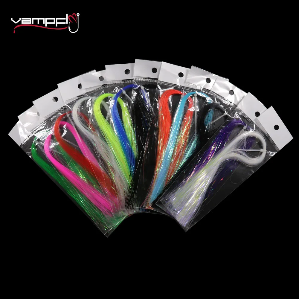 Vampfly 2Bags 0.5MM UV Pearl Colour Ice Wing Flash Tinsel Crystal Flashabou Tinsel Saltwater Streamer Flies Fly Tying Materials
Vampfly 2Bags 0.5MM UV Pearl Colour Ice Wing Flash Tinsel Crystal Flashabou Tinsel Saltwater Streamer Flies Fly Tying Materials