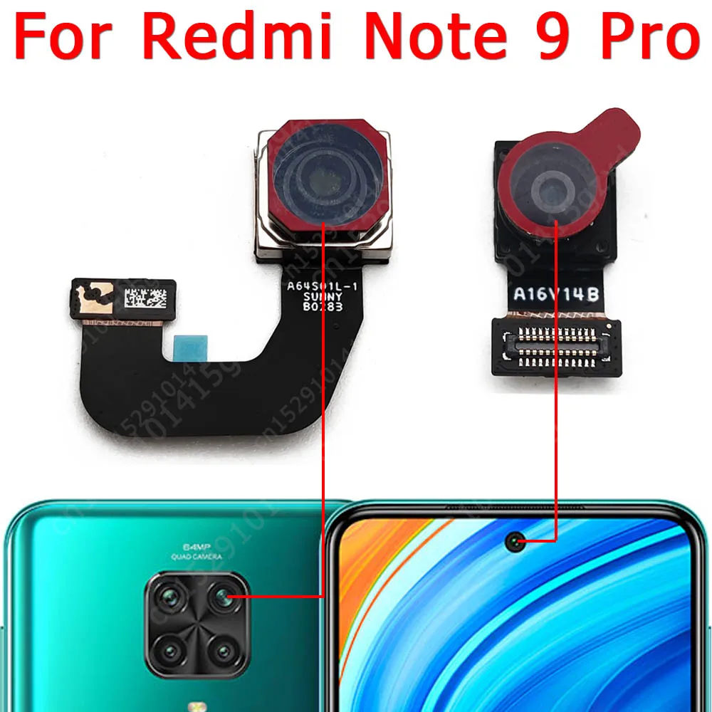 Original Front Rear Back Camera For Xiaomi Redmi Note 9 Pro Note9 Main Frontal Selfie Camera Module Flex Replacement Spare Parts
Original Front Rear Back Camera For Xiaomi Redmi Note 9 Pro Note9 Main Frontal Selfie Camera Module Flex Replacement Spare Parts