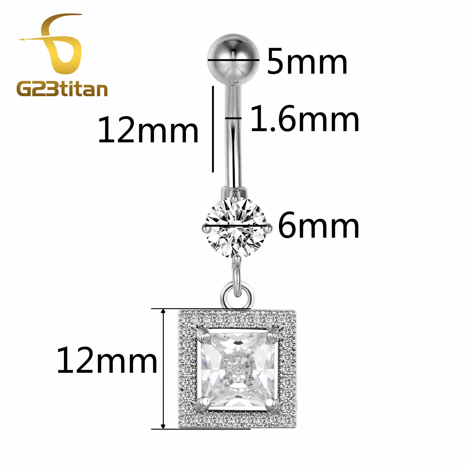 Summer Body Chain Classic Women Hanging Belly Button Ring Fashion Geometric Water drop Navel Ring Earrings G23 Titanium Jewelry
Summer Body Chain Classic Women Hanging Belly Button Ring Fashion Geometric Water drop Navel Ring Earrings G23 Titanium Jewelry