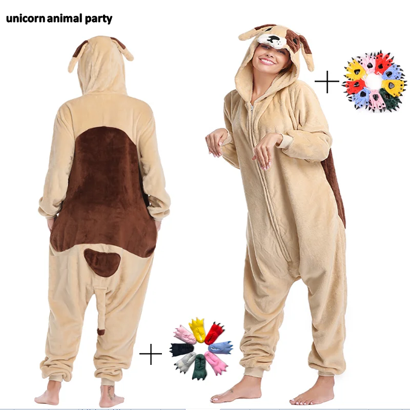 

Kigurumi Pyjamas Unisex Pajamas Cosplay Costume mastiff lion orangutans unicorn Onesie Sleepwear Homewear Party Clothing