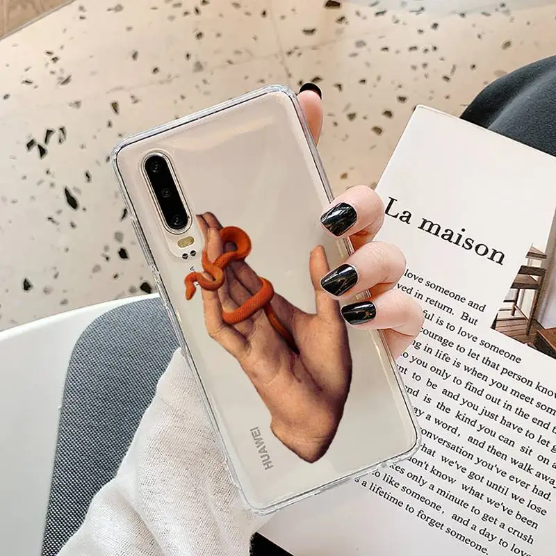 Hand Snake Phone Case Transparent for Samsung A71 S9 10 20 HUAWEI p30 40 honor 10i 8x xiaomi note 8 Pro 10t 11
Hand Snake Phone Case Transparent for Samsung A71 S9 10 20 HUAWEI p30 40 honor 10i 8x xiaomi note 8 Pro 10t 11