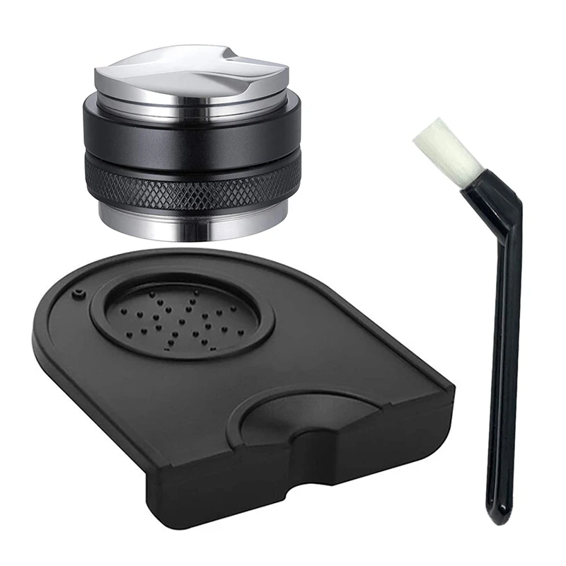 51 мм Кофе компонентов для выравнивания, 2 в 1 с двумя головками эспрессо вскрытия с трамбовочный коврик и щеточка для чистки
51 мм Кофе компонентов для выравнивания, 2 в 1 с двумя головками эспрессо вскрытия с трамбовочный коврик и щеточка для чистки