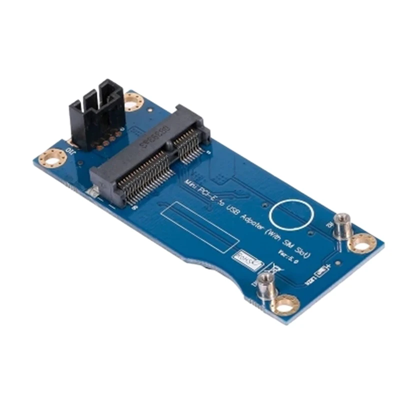 Фото Mini PCI E к USB адаптер карта с слотом для sim карты WWAN тест конвертер - купить