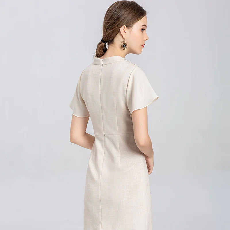 pencil brief dresses work 2021 new Superior quality Package hip Nail bead Party Dress Short sleeve Women summer sexy Large dress
pencil brief dresses work 2021 new Superior quality Package hip Nail bead Party Dress Short sleeve Women summer sexy Large dress