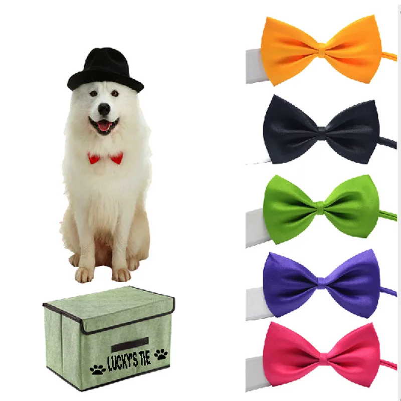 Fashion Solid 19 Pcs/lot Mix Colors Personalized Box Dog Bow Tie Sweet Pet Neck Strap Adjustable Buckle Cat Accessories
Fashion Solid 19 Pcs/lot Mix Colors Personalized Box Dog Bow Tie Sweet Pet Neck Strap Adjustable Buckle Cat Accessories