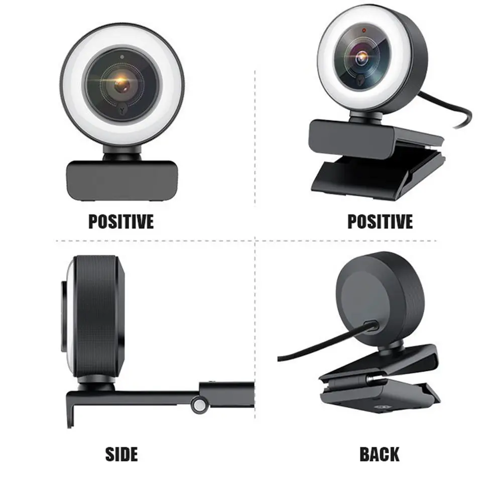 Webcam High Definition Fixed Focus USB Web Camera With Microphone Lightweight For PC Contraction Web Camera 
Webcam High Definition Fixed Focus USB Web Camera With Microphone Lightweight For PC Contraction Web Camera