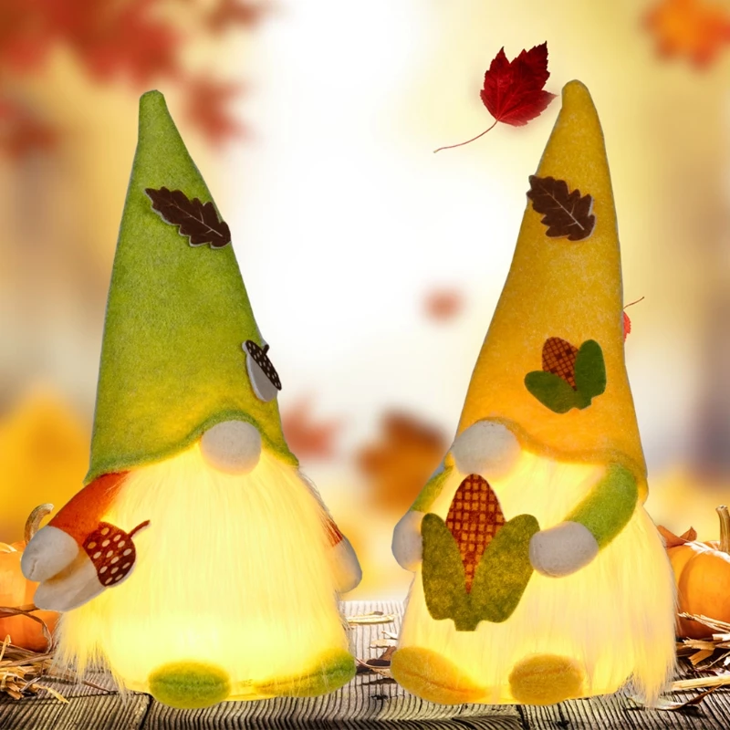 Autumn Fall Gnome Swedish Nisse Tomte Elf Dwarf with LED Light Thanksgiving Day Gift Q1JB
Autumn Fall Gnome Swedish Nisse Tomte Elf Dwarf with LED Light Thanksgiving Day Gift Q1JB