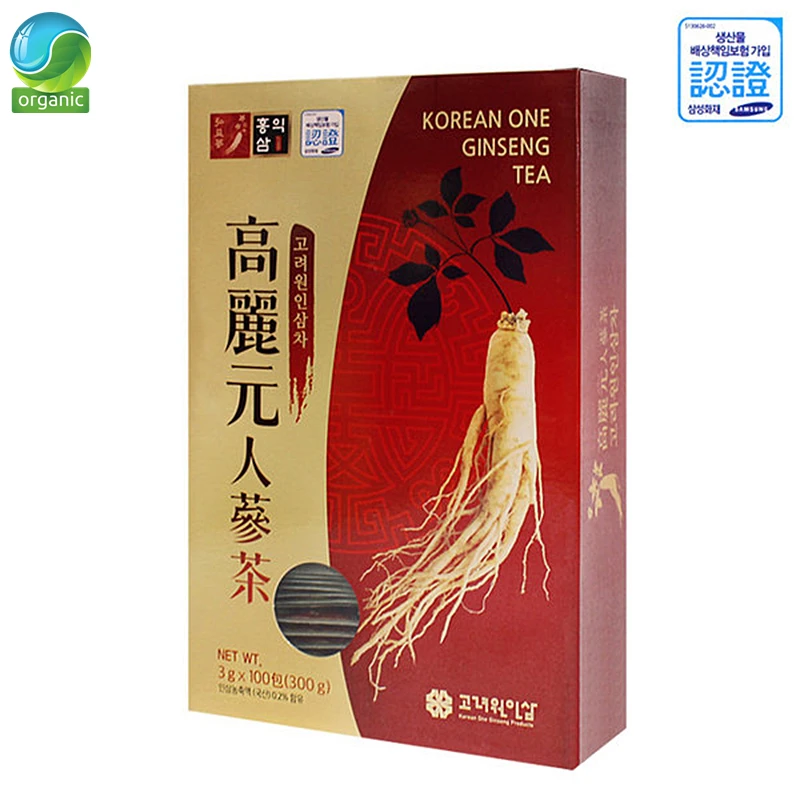 Original Korean Ginseng Tea,Red Ginseng,South Korea Import,Made In Korea,boosting Energy,high Quality,3g X100bags
Original Korean Ginseng Tea,Red Ginseng,South Korea Import,Made In Korea,boosting Energy,high Quality,3g X100bags