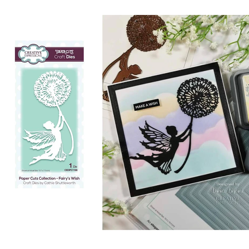 Fairy's Wish Metal Cutting Dies for DIY Scrapbooking Crafts Dies Cut Stencils Maker Photo Album Template Handmade Decoration
Fairy's Wish Metal Cutting Dies for DIY Scrapbooking Crafts Dies Cut Stencils Maker Photo Album Template Handmade Decoration