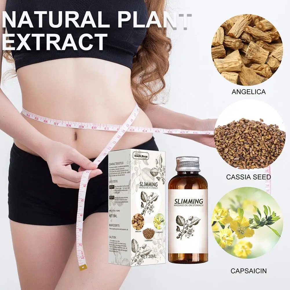 30ml Natural Herbal Slimming Massage Essential Oil On Stomach Weight Loss Thin Leg Abdomen Thigh Fat Burning Essence
30ml Natural Herbal Slimming Massage Essential Oil On Stomach Weight Loss Thin Leg Abdomen Thigh Fat Burning Essence