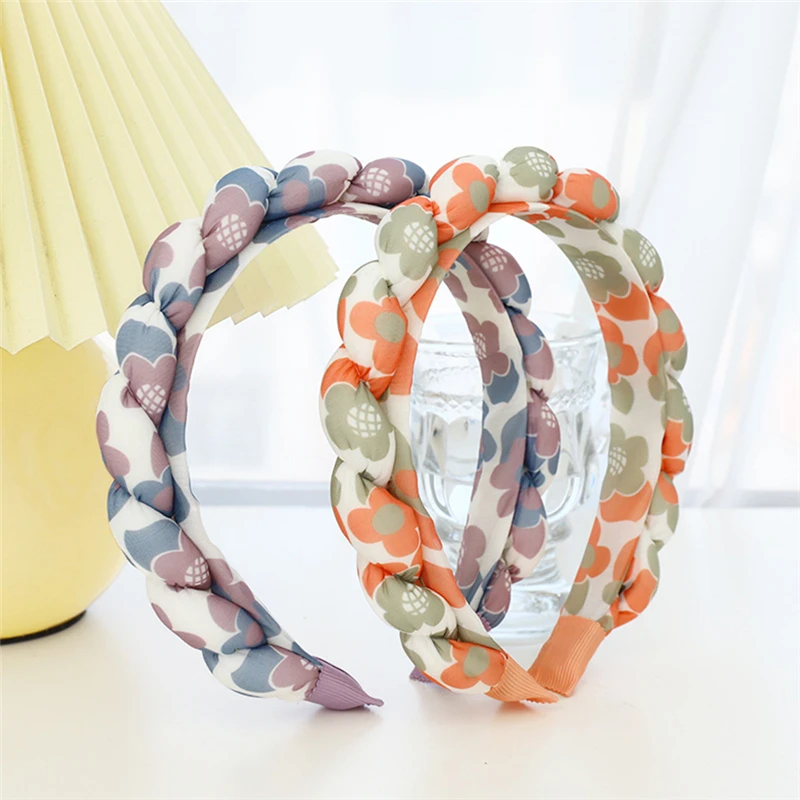 New Retro Geometric Floral Printed Twists Braided Hair Hoop Women Girls Fashion Thick Headband Accessories
New Retro Geometric Floral Printed Twists Braided Hair Hoop Women Girls Fashion Thick Headband Accessories