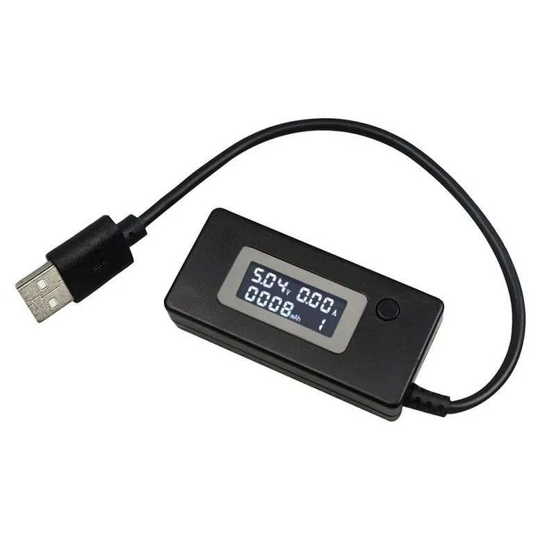 LCD Micro USB Charger Battery Capacity Voltage Current Tester Meter Detector +Load Resistor 2A/1A With Switch
LCD Micro USB Charger Battery Capacity Voltage Current Tester Meter Detector +Load Resistor 2A/1A With Switch