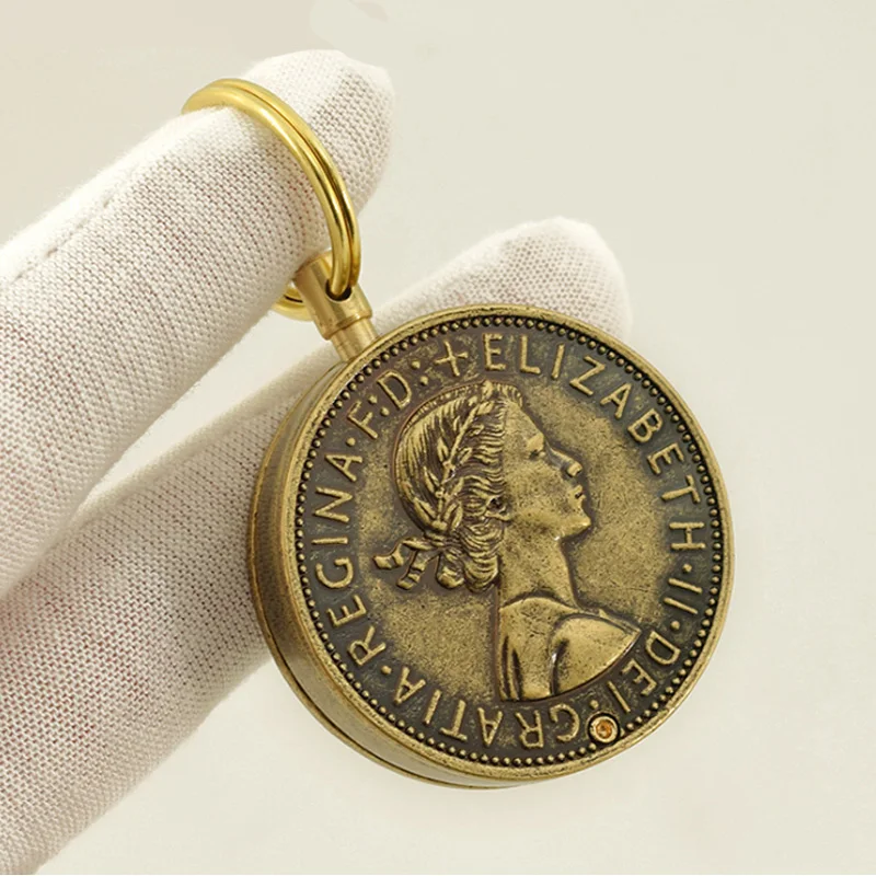 Retro Mini Metal Grinding Wheel Gasoline Oil Flint Lighters Creative Coin Shape Key Chain Flame Cigarette Lighter For Smoker
Retro Mini Metal Grinding Wheel Gasoline Oil Flint Lighters Creative Coin Shape Key Chain Flame Cigarette Lighter For Smoker