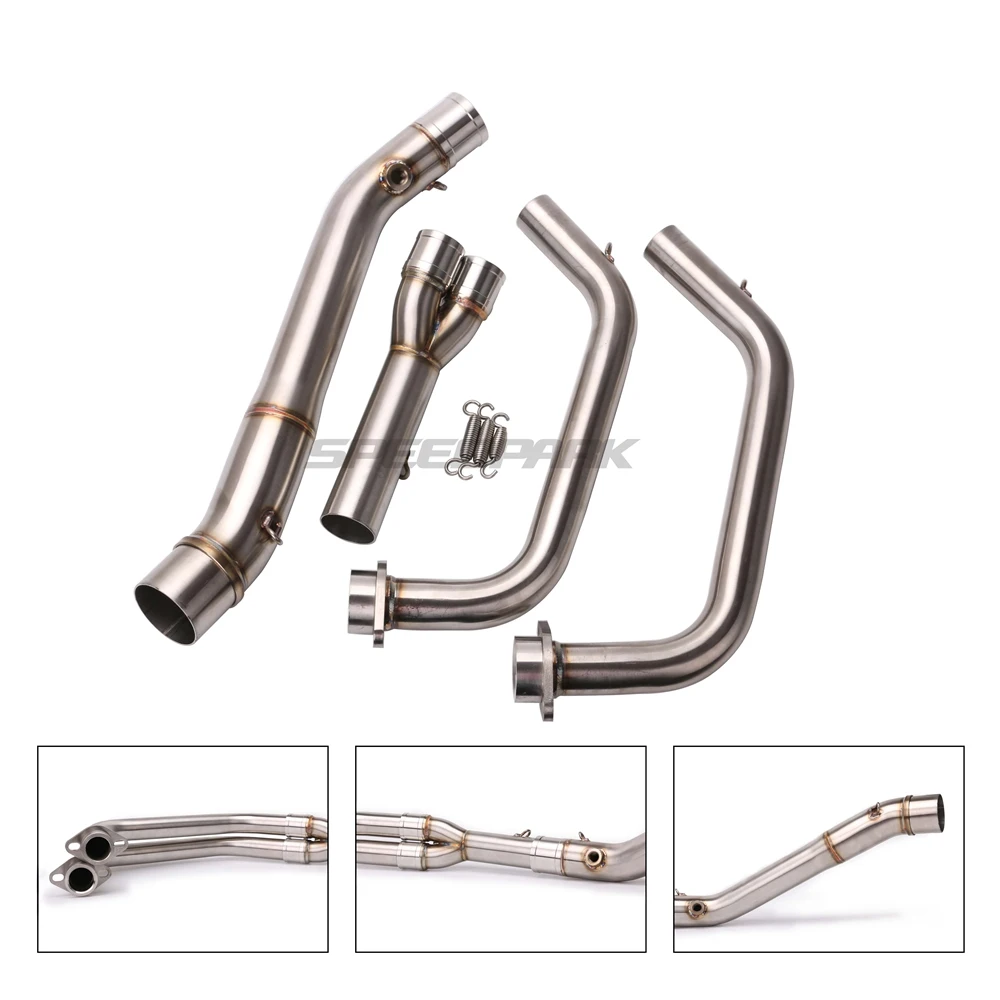 Motorcycle Accessories Full Exhaust System Pipe Middle Pipe Slip On For YAMAHA R25 R3 2014 2015 2016 Without Exhaust
Motorcycle Accessories Full Exhaust System Pipe Middle Pipe Slip On For YAMAHA R25 R3 2014 2015 2016 Without Exhaust