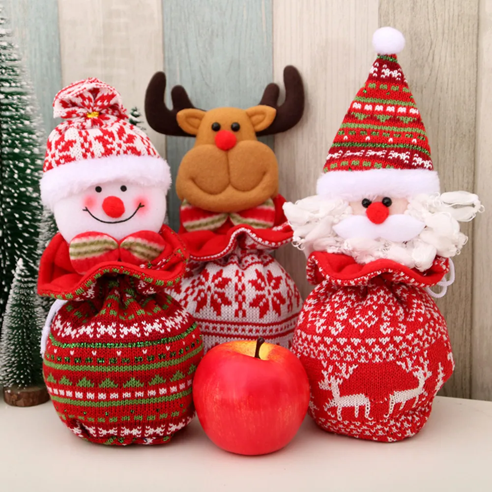 Christmas Decorations Candy Bag Doll Gift Snowman Santa Elk Bear Bags Xmas Navidad Natal New Year 2022
Christmas Decorations Candy Bag Doll Gift Snowman Santa Elk Bear Bags Xmas Navidad Natal New Year 2022