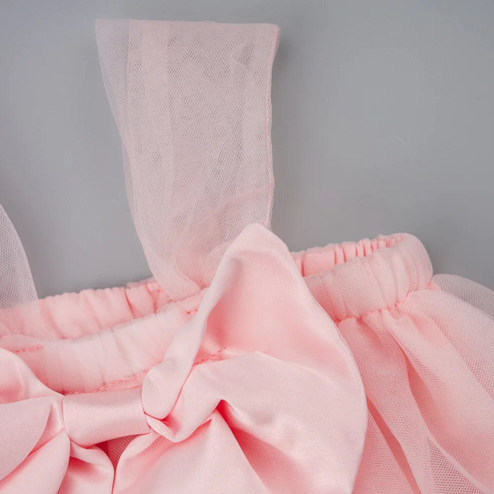 Kids Princess Dresses For Girls Pink Cute Infant Dress Mesh Christening Dress Bow Suspenders Sleeveless Children Party Dress
Kids Princess Dresses For Girls Pink Cute Infant Dress Mesh Christening Dress Bow Suspenders Sleeveless Children Party Dress