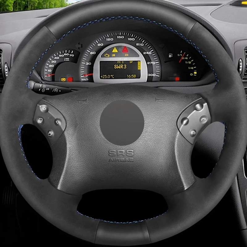 Car Steering Wheel Cover Black Suede No-slip For Mercedes Benz W203 C-Class 2001 2002 2003 2004-2006 2007
Car Steering Wheel Cover Black Suede No-slip For Mercedes Benz W203 C-Class 2001 2002 2003 2004-2006 2007