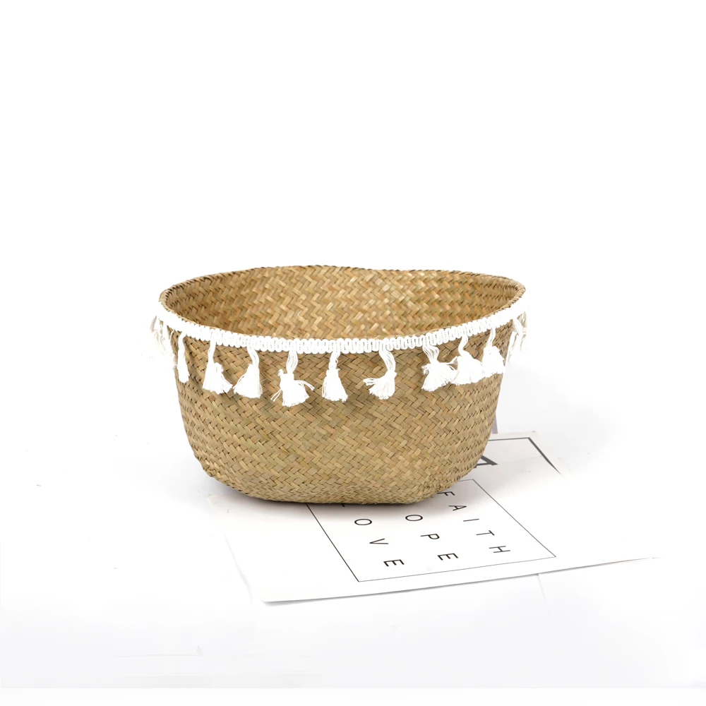 Garden Plant flower Basket Pot Seagrass Woven Wicker Plant Storage Basket Household Folding Sundries Toys Dirty Cloth Storage Ba
Garden Plant flower Basket Pot Seagrass Woven Wicker Plant Storage Basket Household Folding Sundries Toys Dirty Cloth Storage Ba