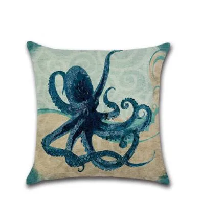 45*45cm Linen Pillow Case Marine Sea Ocean Animal Jellyfish Turtle Fish Printed Blue Decorative Throw Pillows 1PC
45*45cm Linen Pillow Case Marine Sea Ocean Animal Jellyfish Turtle Fish Printed Blue Decorative Throw Pillows 1PC