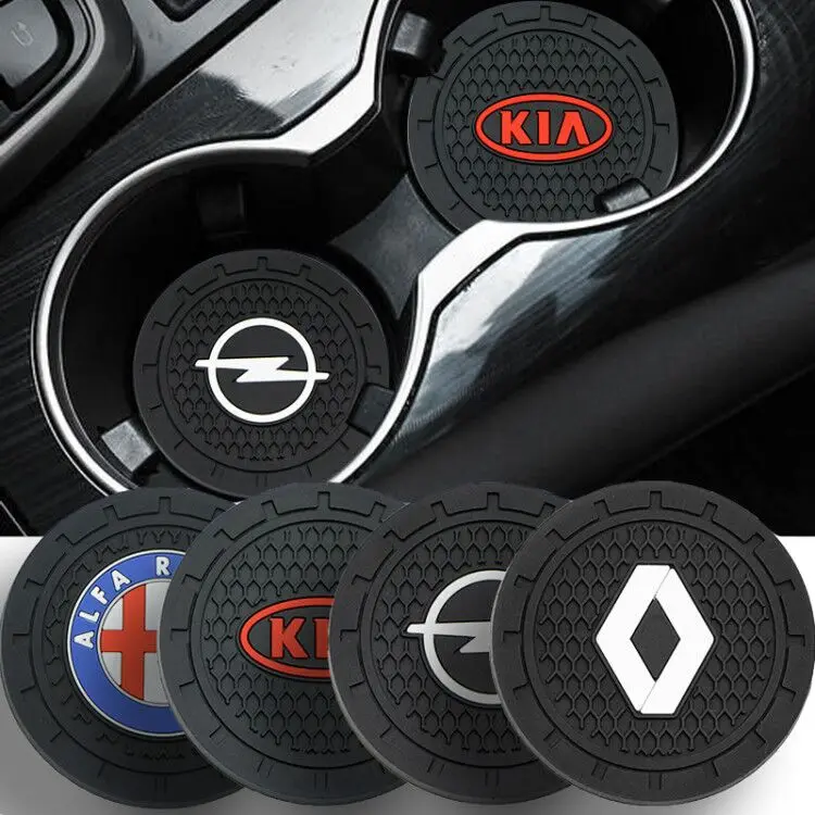 Автомобильный коврик для чашки нескользящий Volkswagen Scirocco Bora Golf ПАССАТ шаран Amarok CC
