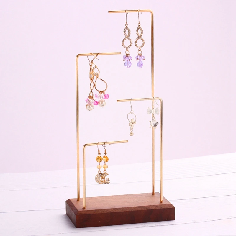 2PCS Ring Display Holder Pendant Earrings Display Stand Wood color with Deer Jewelry Stand Jewelry Stand Gold
2PCS Ring Display Holder Pendant Earrings Display Stand Wood color with Deer Jewelry Stand Jewelry Stand Gold