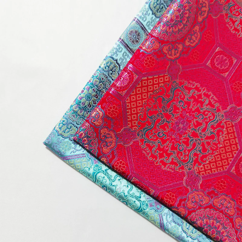 brocade jacquard clothing fabrics for sewing cheongsam dresses of DIY damask needlework meterial
brocade jacquard clothing fabrics for sewing cheongsam dresses of DIY damask needlework meterial