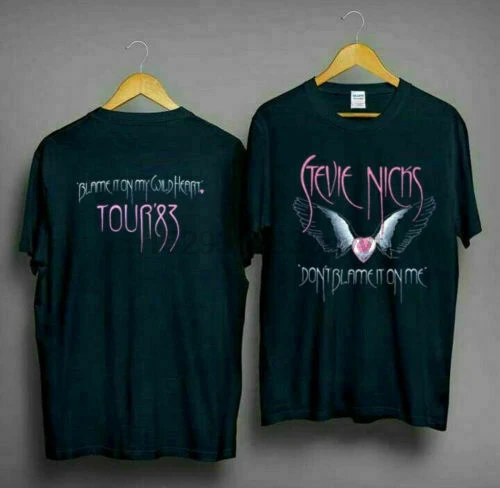 New Vintage Stevie Nicks Concert Tour 1983 T-Shirt Reprint
New Vintage Stevie Nicks Concert Tour 1983 T-Shirt Reprint