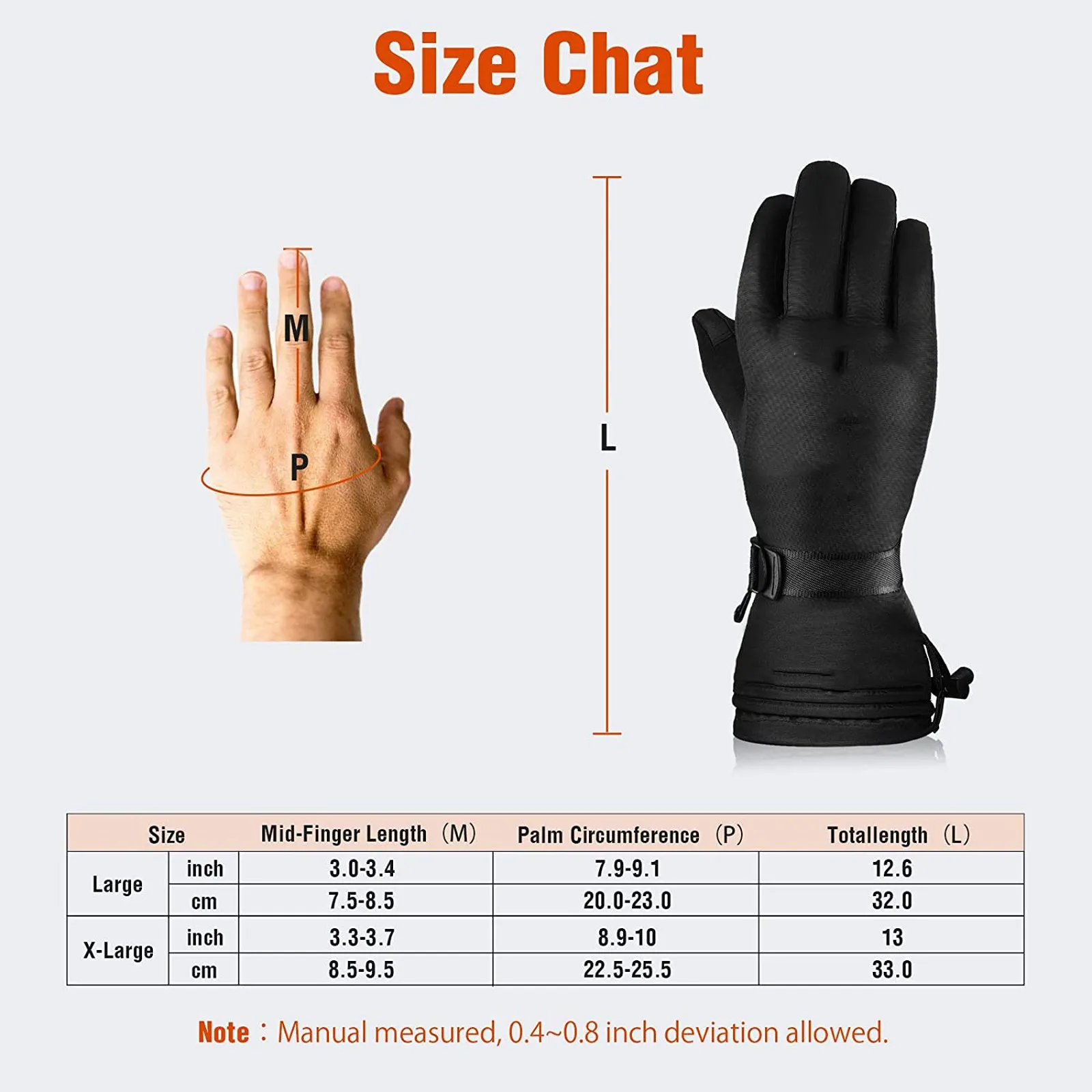 Adult outdoor washable heating gloves, powered by 6 Aa batteries, household cold-proof ski gloves#30
Adult outdoor washable heating gloves, powered by 6 Aa batteries, household cold-proof ski gloves#30