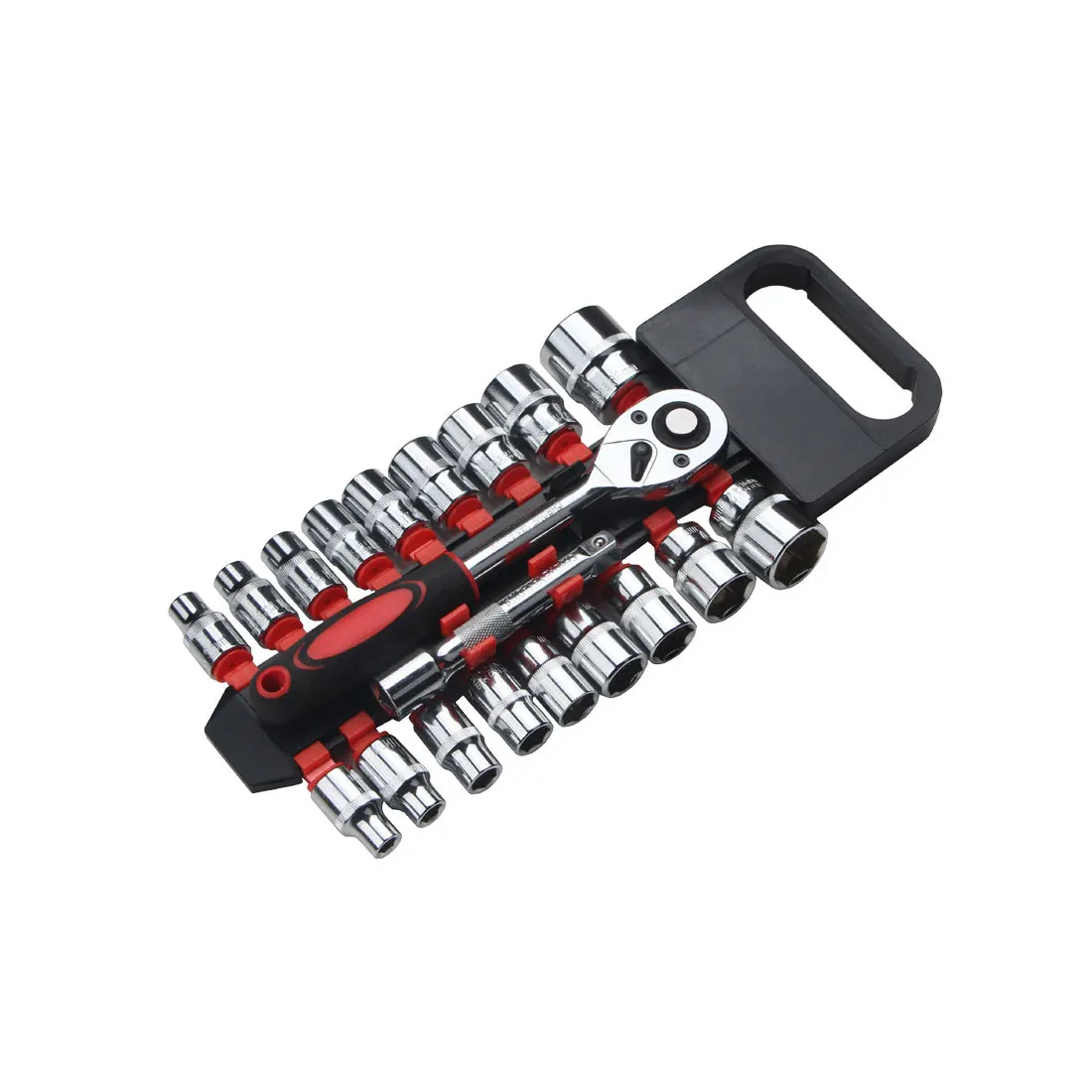 Socket Wrench Pneumatic Set Crv Quick Release Hand Tool Reversible Ratchet With Hanging Rack 1/4" 3/8" 1/2" Drive Sockets Sets
Socket Wrench Pneumatic Set Crv Quick Release Hand Tool Reversible Ratchet With Hanging Rack 1/4" 3/8" 1/2" Drive Sockets Sets