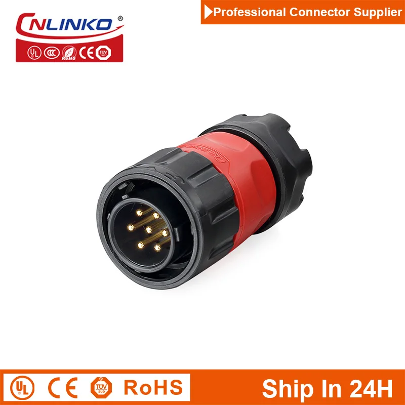 Cnlinko YM20 7pin Plastic Aviation Connector Waterproof Male Female Socket Plug Wire Adapter for UAV Industrial Medical Solar
Cnlinko YM20 7pin Plastic Aviation Connector Waterproof Male Female Socket Plug Wire Adapter for UAV Industrial Medical Solar
