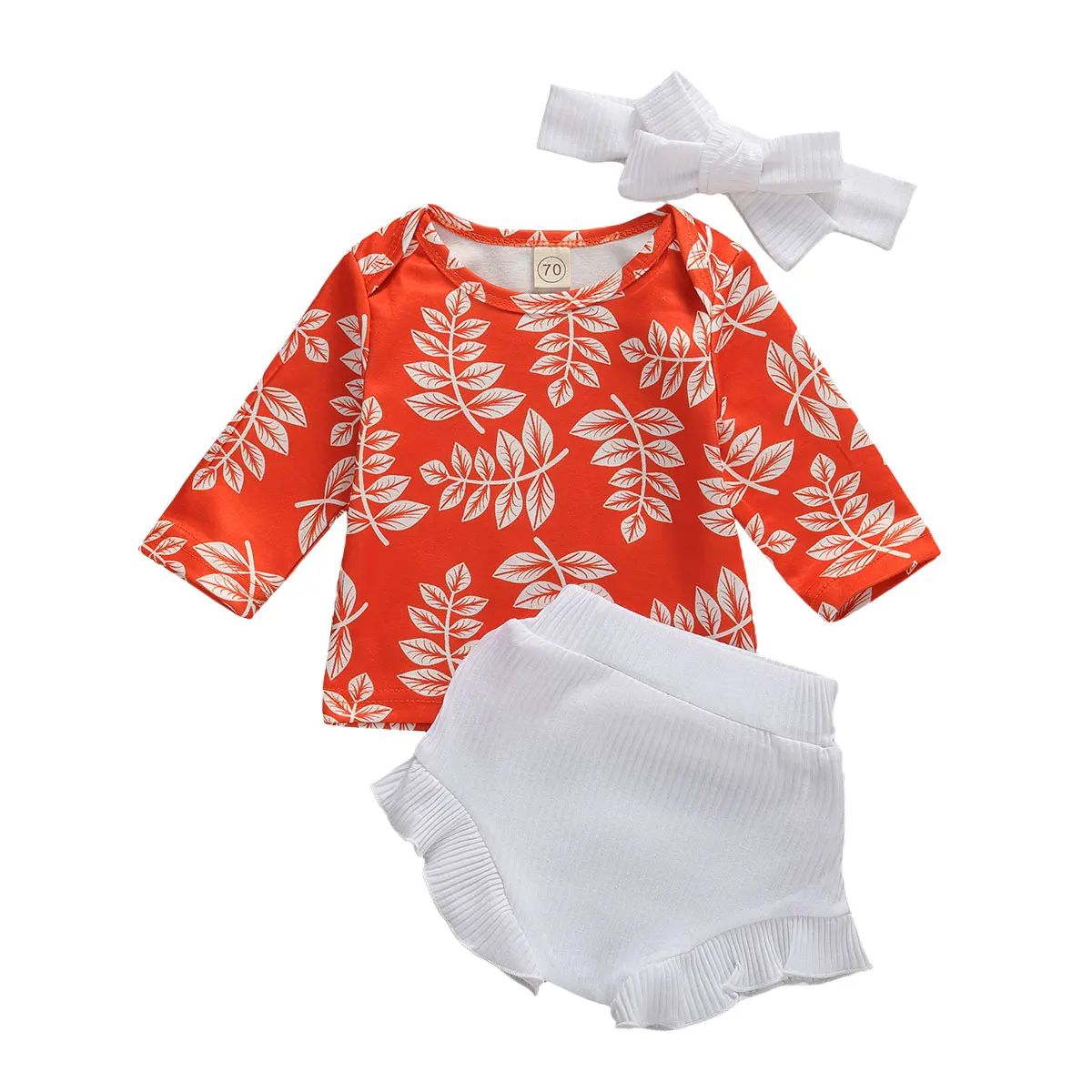 Детский костюм и повязка на голову для новорожденных девочек, рубашка, костюм с круглым воротником и принтом листьев для малышей, летняя пов... 
Детский костюм и повязка на голову для новорожденных девочек, рубашка, костюм с круглым воротником и принтом листьев для малышей, летняя пов...